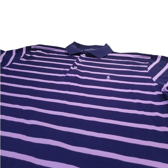 Polo Golf Ralph Lauren Men’s Performance Shirt Large Classic Stripe Pima Cotton - Picture 3 of 9